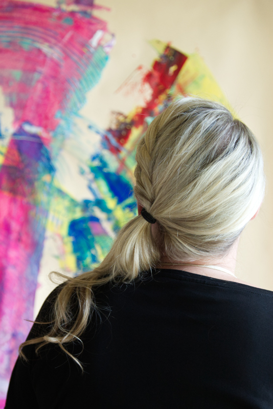 Abstraktes Kunstwerk